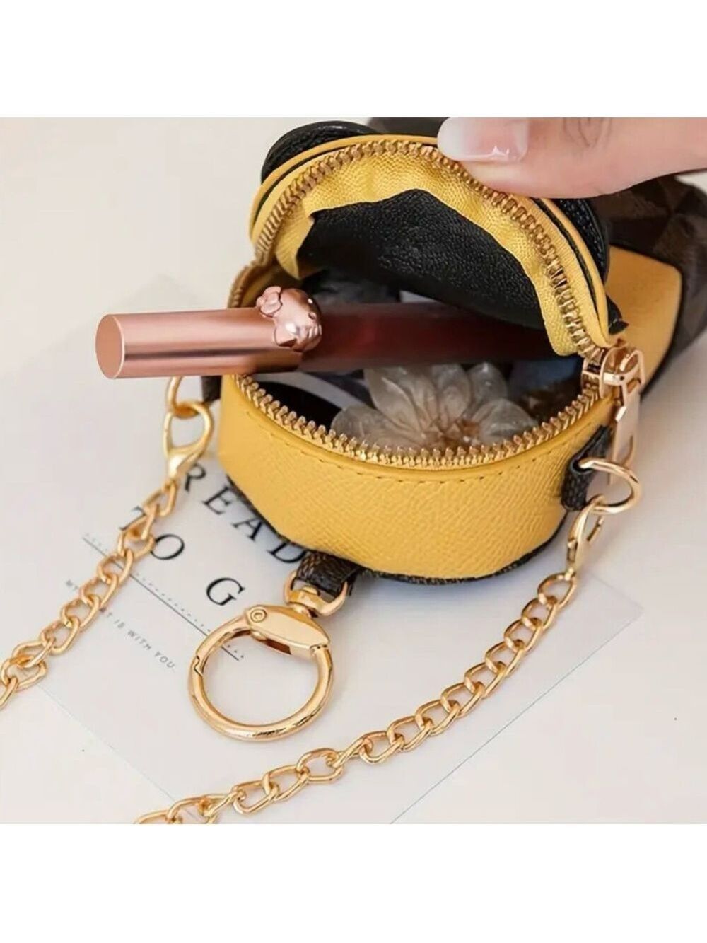Minion Mayhem Mini Luxury Designer Crossbody Purse Bag - Picture 7 of 8